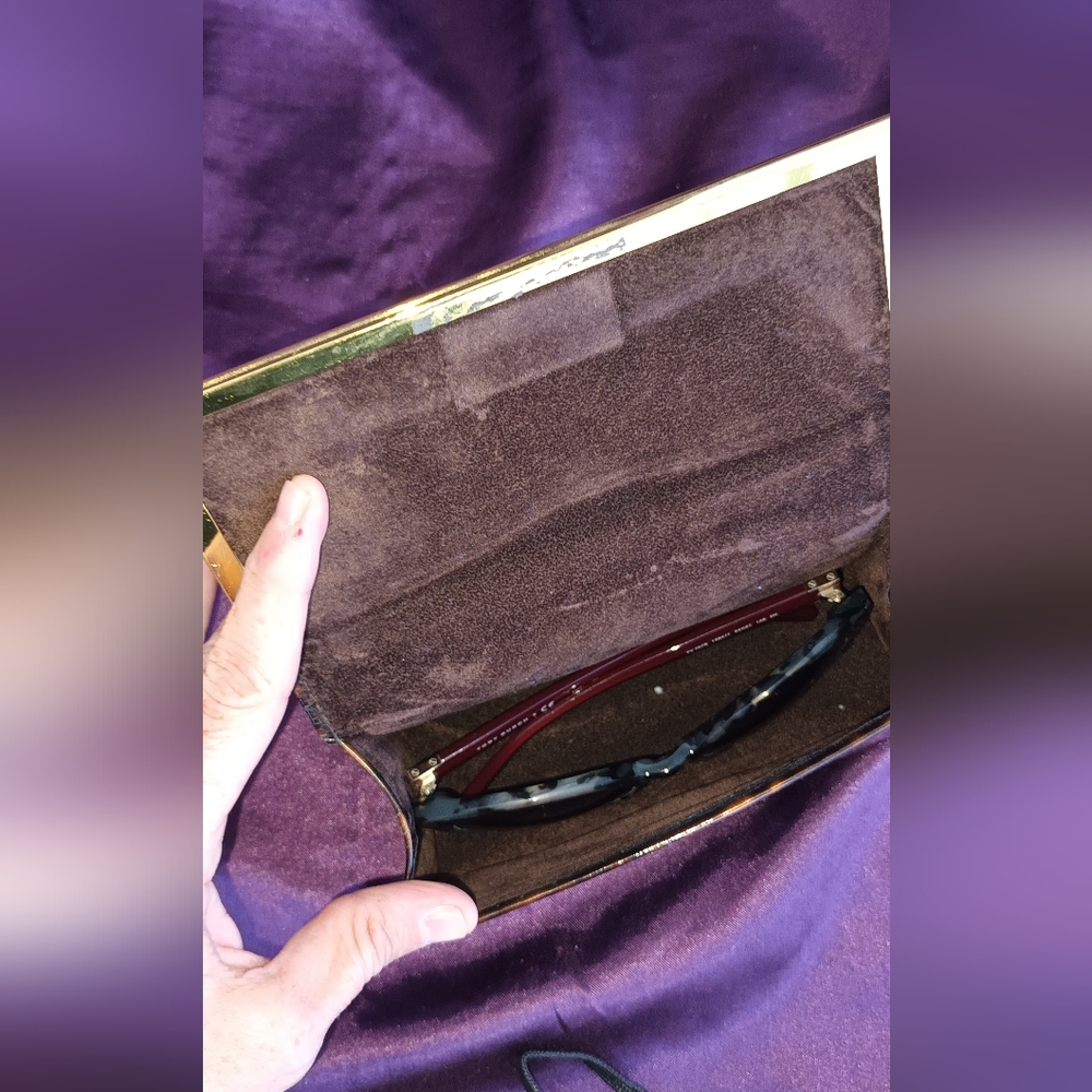 Tory Burch Black Leather Wallet with Gold Accent - Picture 16 of 16